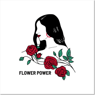 flower power Posters and Art